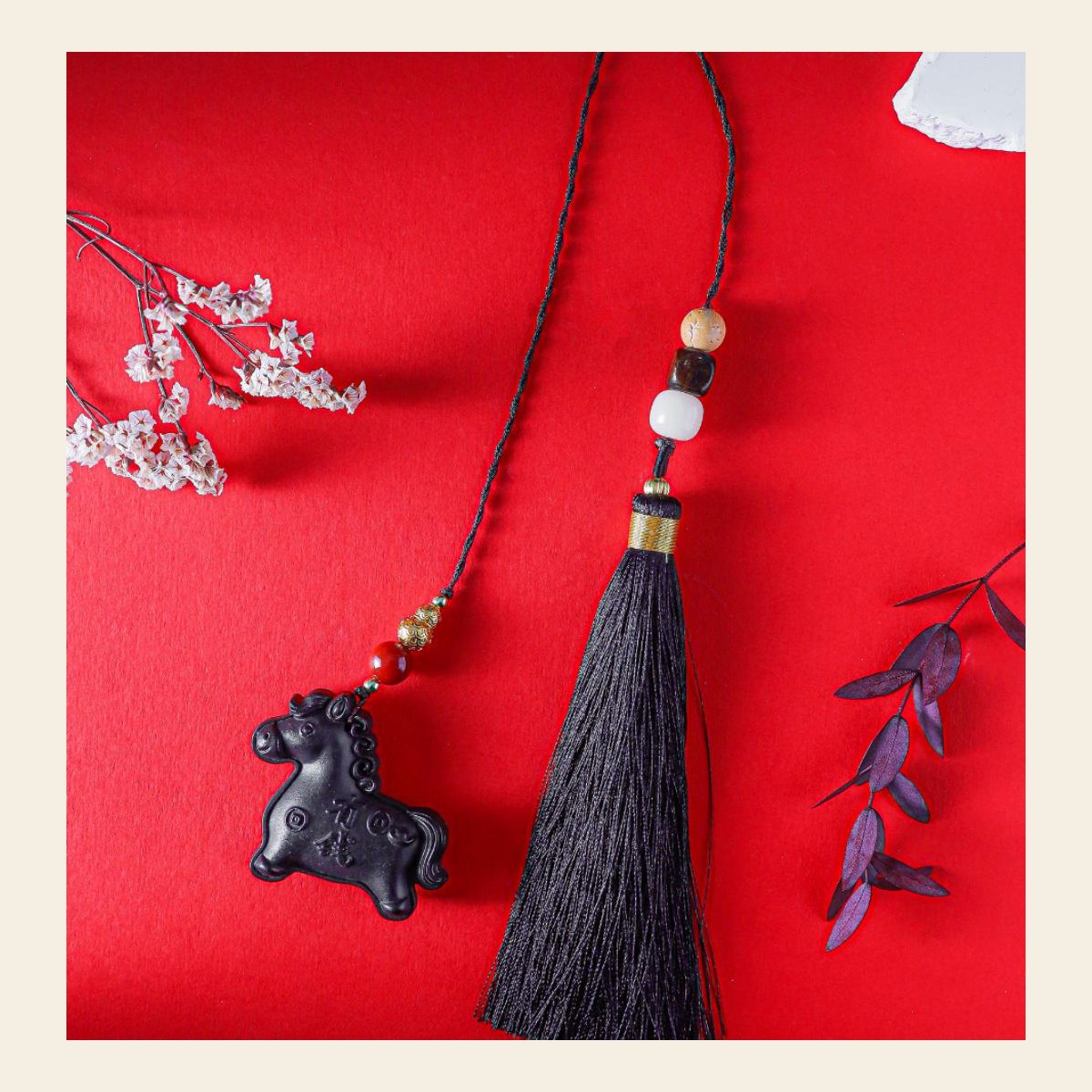 马上富贵D款 Car Charm / 马上富贵D款