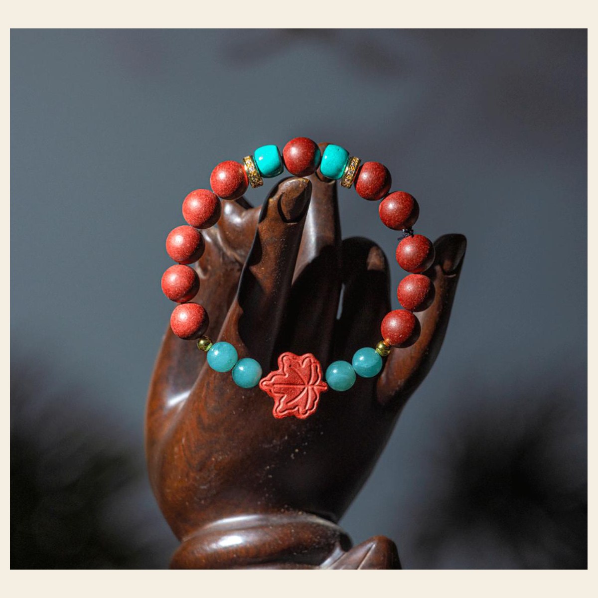 丹枫醉 Finished Bracelet / 丹枫醉