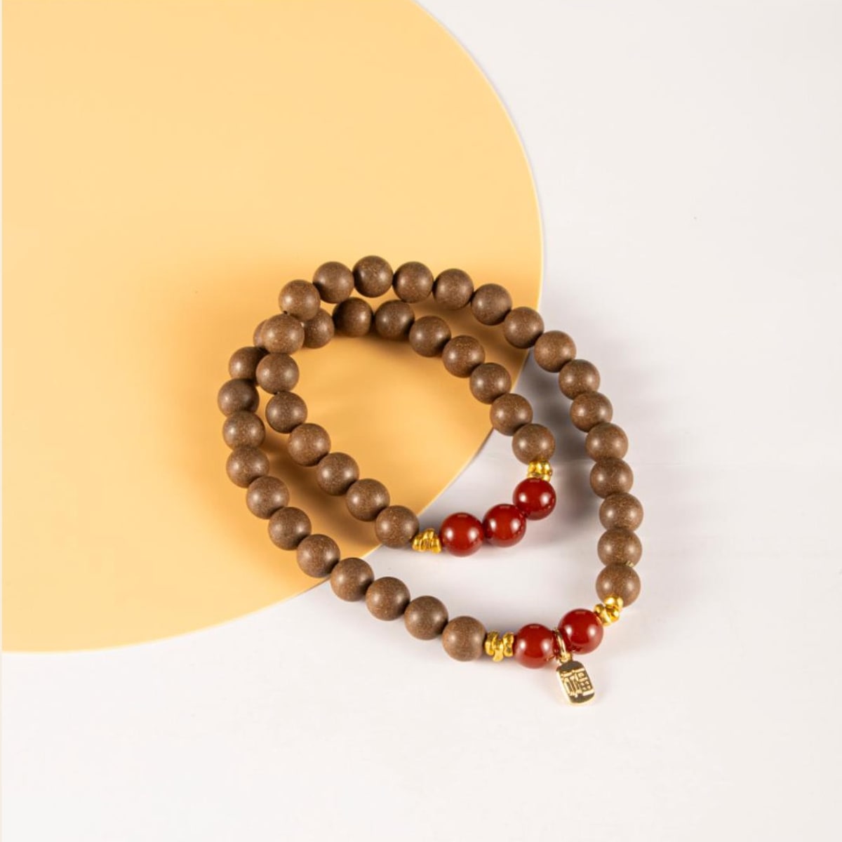 赤珠迎福 Finished Bracelet / 赤珠迎福