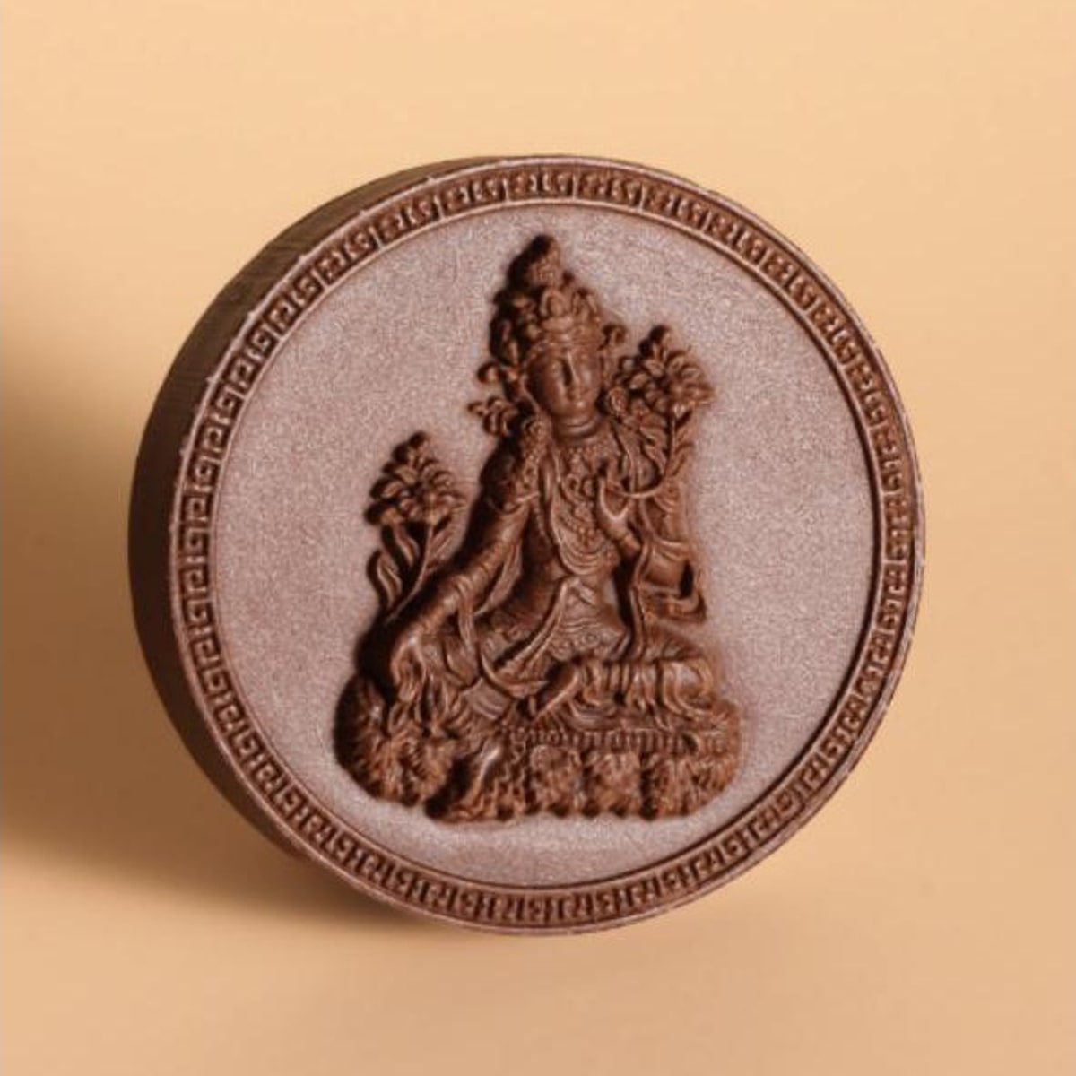 绿度母-异形-双面 Bare Pendant / 绿度母-异形-双面