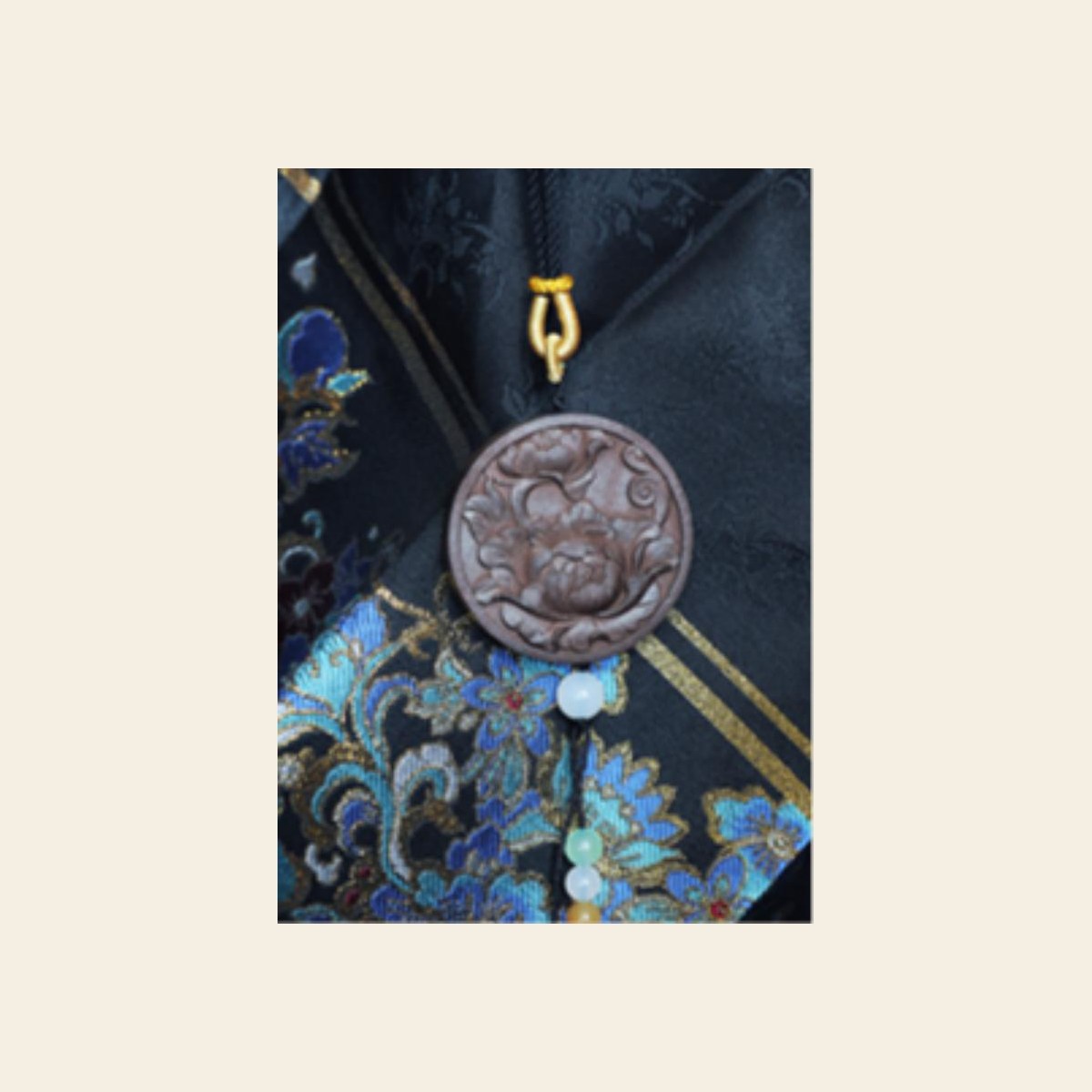 祥云纹吉祥扣-直径3.5 Bare Pendant / 祥云纹吉祥扣-直径3.5