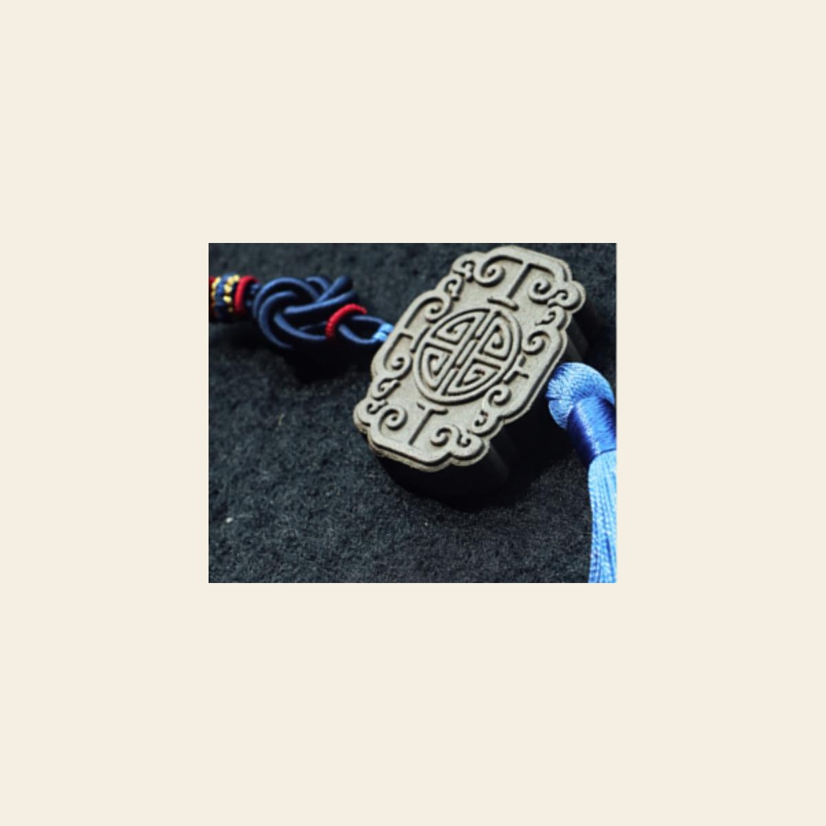祥云纹吉祥扣(大)-直径3.9 Bare Pendant / 祥云纹吉祥扣(大)-直径3.9